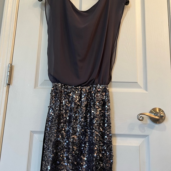Candies size small beautiful grey dress - Picture 2 of 3